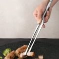 thumbnail image 7 of Inch Stainless Steel Kitchen Tongs for Cooking BBQ Grilling and Food Handling, 7 of 7