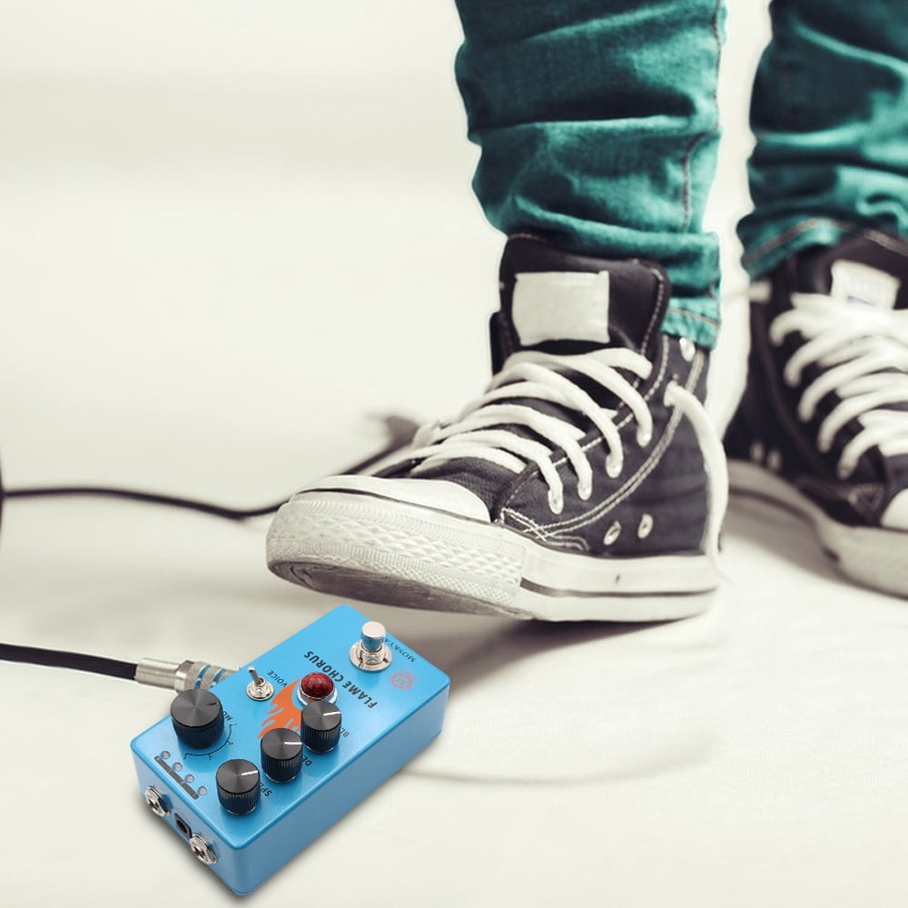 Effect maker,Pedal Pedal 9v 6.35mm Input/output Metal Shell Pedal Metal Shell Rusuo Siuke Buzhi Huiop Royhh