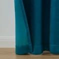 thumbnail image 5 of (2 pack) Mainstays Shimmer Rod Pocket 99% Blackout Curtains, Set of 2, Teal, 37" W x 84" L, 5 of 6