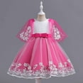 thumbnail image 6 of Diufon 3-12years Kids Girls Puffy Dress Lace Mesh Bowknot Birthday Princess Dresses Child Girl Romper Skirt, 6 of 9