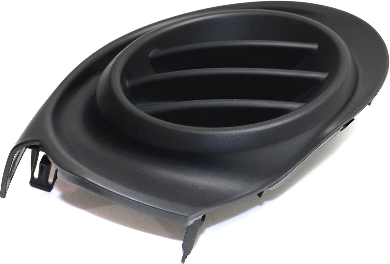 Fog Light Cover Compatible with 2015 Toyota Prius C Left Driver Textured Black
