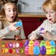thumbnail image 2 of Conejito de Pascua que pellizca huevos de Pascua Juguete giratorio para fiestas infantiles Sorpresa en la cáscara del huevo Tema de Pascua, 2 of 7