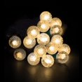 thumbnail image 2 of 180 18MM CRYSTAL ACRYLIC BALL LED ,IN/OUT,10 FUNCTIONS W/TIMER & ADAPTOR, WARM WHITE, CONNECTABLE, 2 of 4
