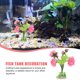 thumbnail image 4 of Aquarium vívido artificial Lotus Desktop Fish Tank Lotus Fake Flower Fish Tank Supply, 4 of 5