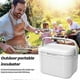 thumbnail image 4 of 5L Camping Cooler Box with Handle Hard Ice Retention Cooler Insulated Lunch Box Multifunctional Portable Insulated Cooler for Outdoor Camping, 4 of 4