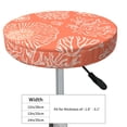 thumbnail image 2 of Uemuo Beautiful Corals Pattern Round Bar Stool Seat Covers Washable Stool Cushion Slipcover Elastic Bar Chair Covers-14 inch, 2 of 7