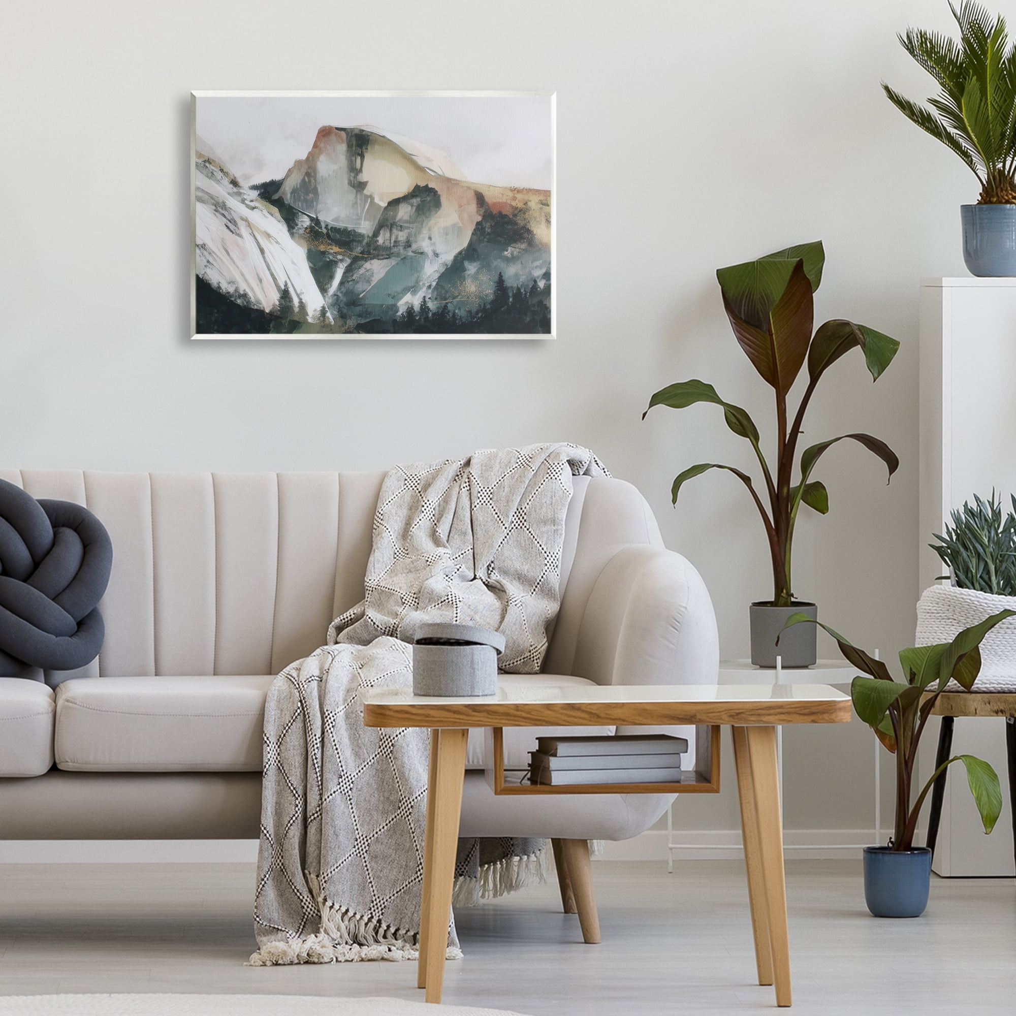 Stupell Industries Abstract Sierra Nevada Mountain Wall Plaque Art, design by Chromatic Storm Studio