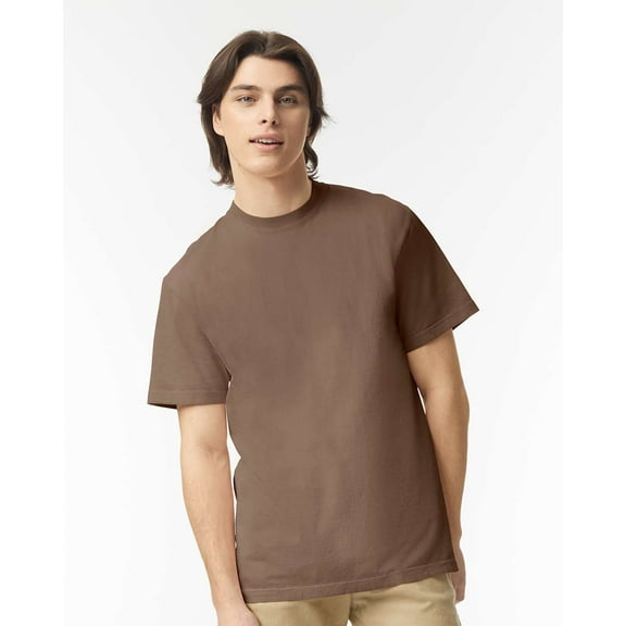 Comfort Colors Mens Garment-Dyed Heavyweight T-Shirt, 4XL, Espresso