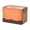 Orange-S, variant on Folding Storage Box with Lid Easy to Store and Transport Foldable Crate Space Saving Clothes and Sundries Organizers