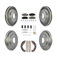 thumbnail image 1 of Transit Auto Front Rear Coated Disc Brake Rotors Ceramic Pads and Drum Kit (7Pc) for Car Honda Civic KGC-101942, 1 of 11