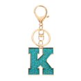 thumbnail image 1 of Llave de letra inicial Uxcell, llaveros de metal A-Z para mujeres o niñas, llaves, bolsos, mochilas, letra K, 1 of 7