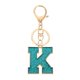 thumbnail image 1 of Llave de letra inicial Uxcell, llaveros de metal A-Z para mujeres o niñas, llaves, bolsos, mochilas, letra K, 1 of 7