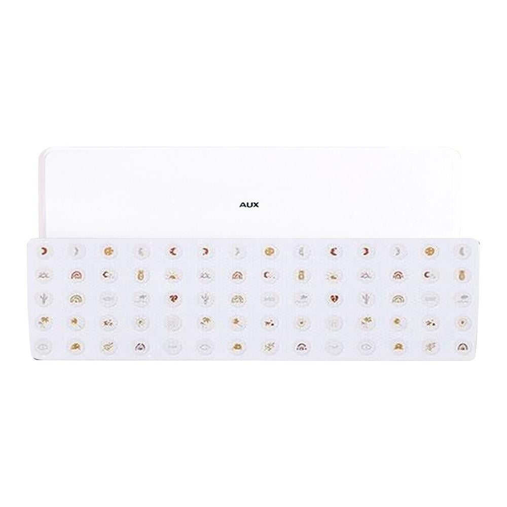 Air-conditioning Windshield Household Air-conditioning Guide Board Bedroom Windshield Air Conditioner Perforated, White 