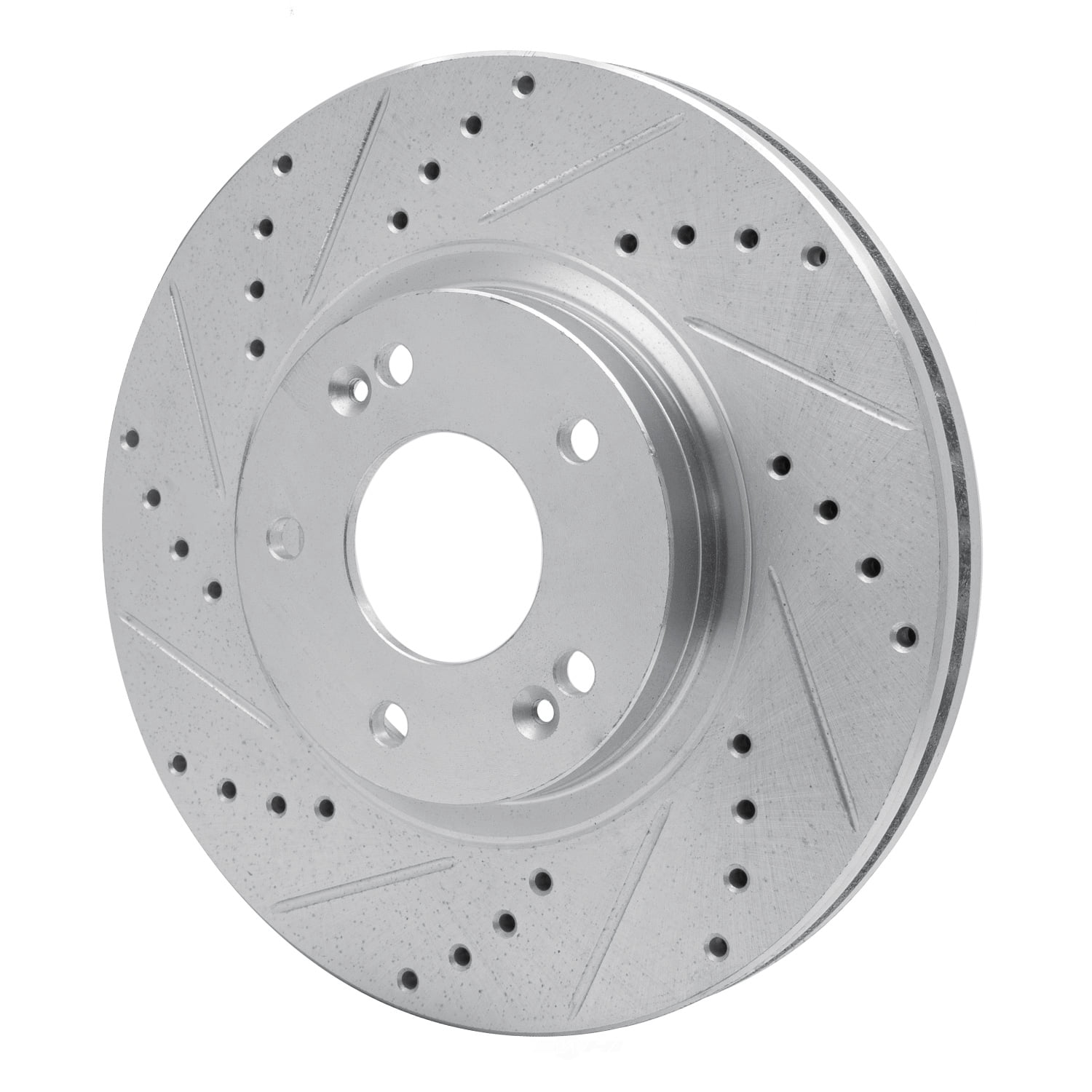 Dynamic Friction Company 631-03051L DFC Brake Rotor - Drilled And Slotted - Silver