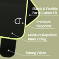 thumbnail image 5 of QRIC Sauna Sweat Waist Trimmer Body Shaper Premium Waist Trainer Workout Shapewear Wraping Belt, 5 of 6
