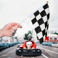 thumbnail image 6 of ELAYARD 10Pcs Small Checkered Race Car Flags Hand Held for Festival and Themed Party Decor, 6 of 7