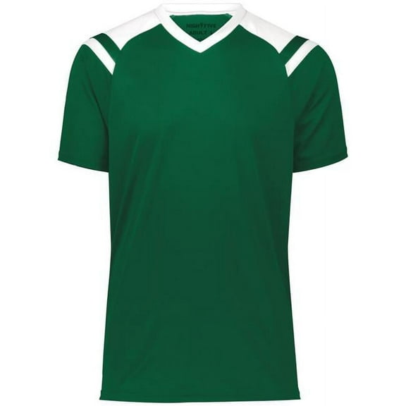 High Five 322970.438.L Adult Sheffield Jersey, Dark Green & White - Large