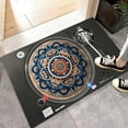 thumbnail image 5 of Area Rug Music Record Living Room Rugs 15.74x23.62 in Non Slip Washable Funny Bathroom Decor Absorbent Rug Carpet Dirt-resistants Floor Mat for Home Living Room Door Decor Rugs, 5 of 7