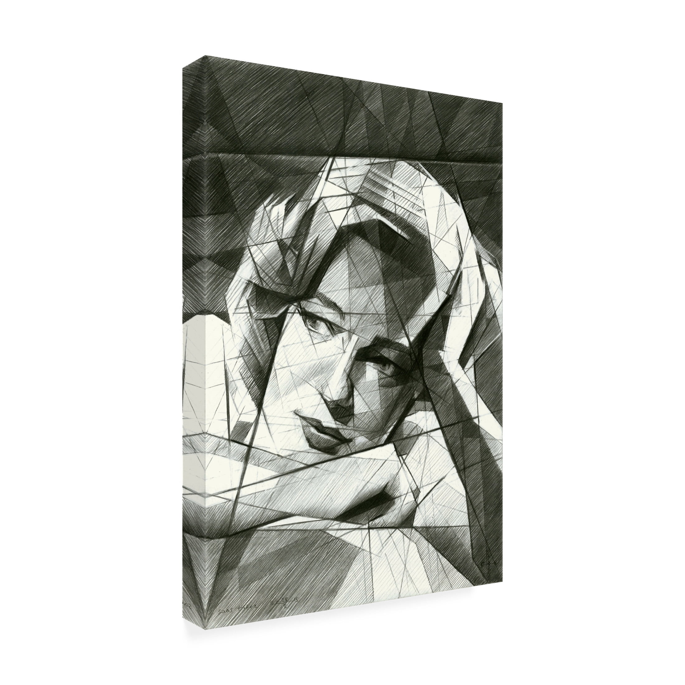 Trademark Fine Art Corne Akkers  Simone Signoret Canvas Wall Art