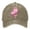 Khaki, variant on Women's Cancer Awareness Month Printed Washed Baseball Cap for Outdoor Sports and Daily Wear Pink One Size