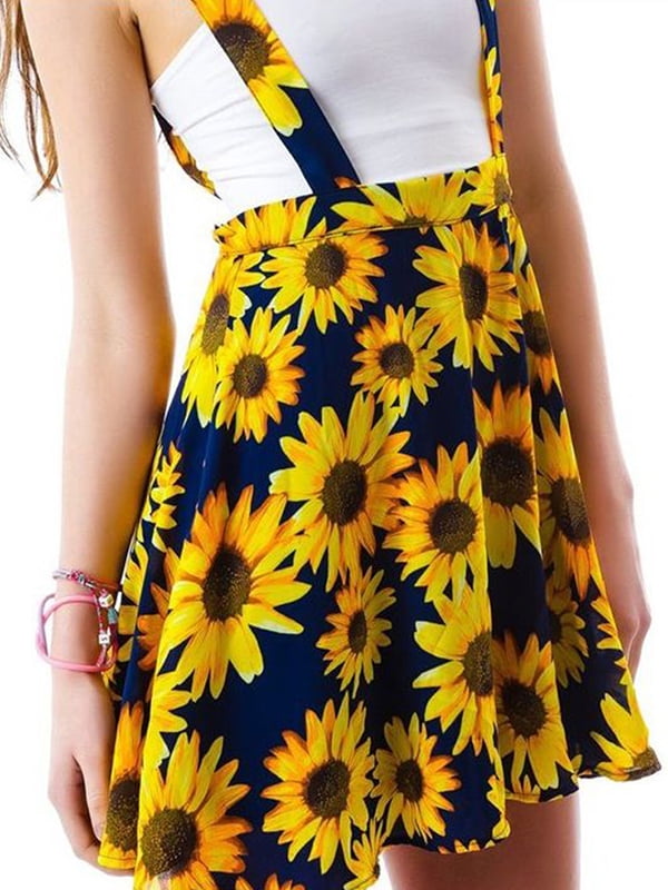 sunflower overall dress