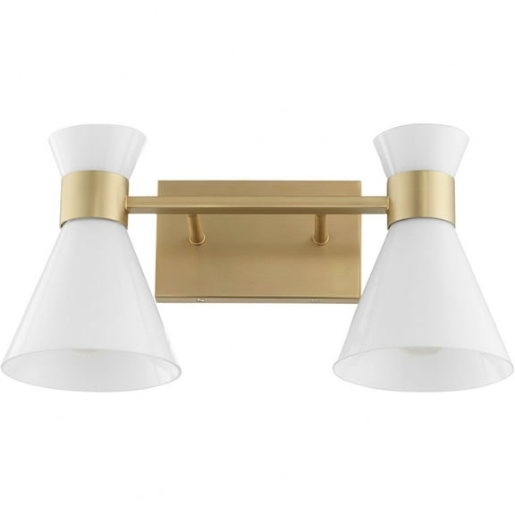 Beldar 2 - Light Aged Brass Brass Wall Sconce