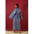 thumbnail image 3 of K.K. HANDICRAFT Cotton Kimono Robes for Women's, Light Bathrobe for Women, Dressing Gown Kimono Robe, Long Kimono Robe, 3 of 7