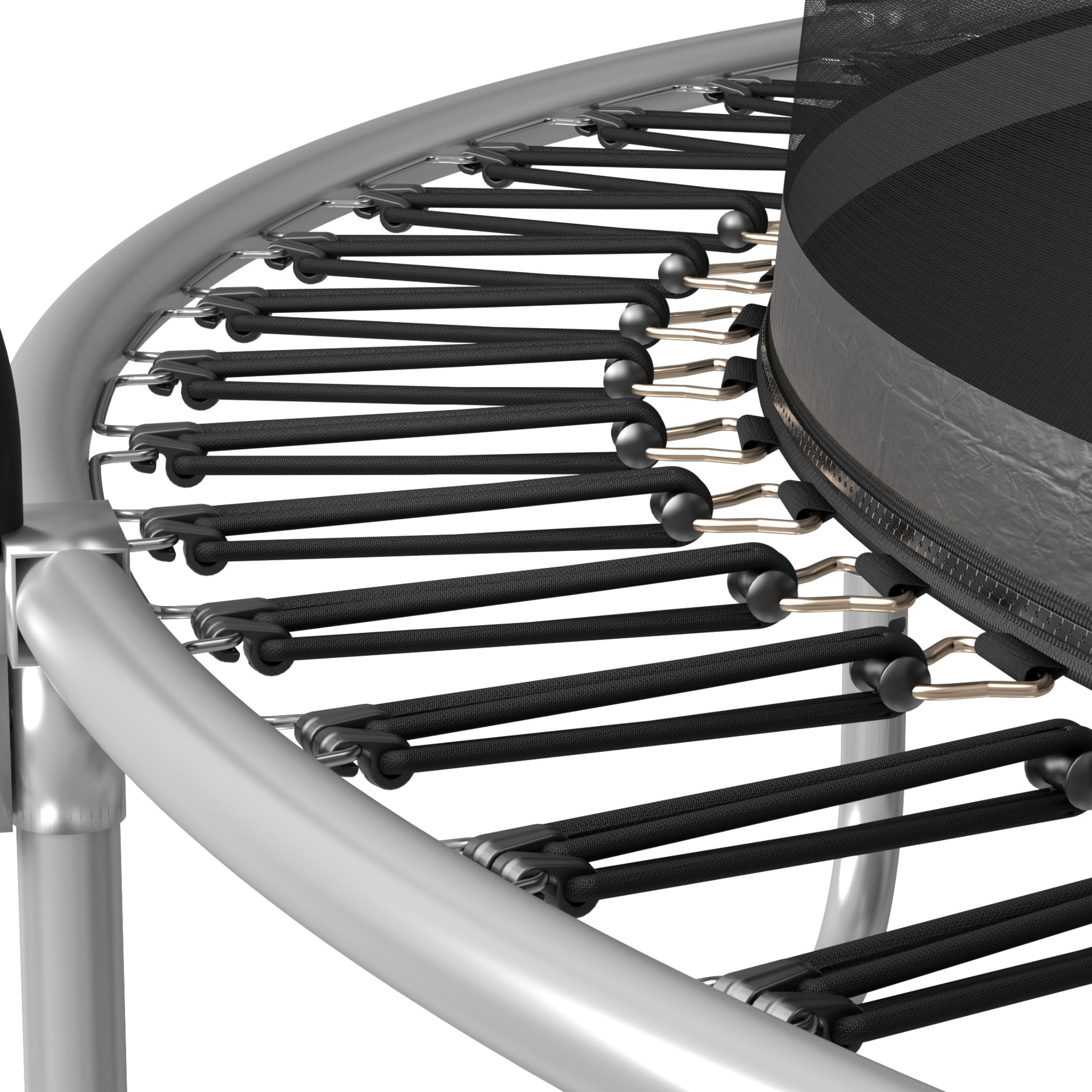 6FT Springfree Toddler Trampoline, SHINPT Outdoor Trampolinewith No-gap Design, Trampoline for Kids with 3 W-shape Legs, Recreational Trampoline with Net, Kids Indoor Bounce House for Best Gift