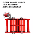 thumbnail image 4 of Tortuga Patin LAB.G Para Mover Carga Pesada 6t Rojo, 4 of 5