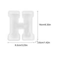 thumbnail image 2 of Vikakiooze under $10, Large Alphabet Epoxy Resin Mould English Letter Silicone Mold 3D Alphabet Letter, 2 of 2