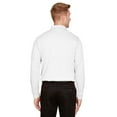 thumbnail image 2 of Devon & Jones DG20LT CrownLux Performance Men's Tall Plaited Long Sleeve Polo, 2 of 3
