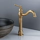 thumbnail image 4 of Grifo de baño JM Grifo mezclador de lavabo de latón antiguo Grifos de fregadero giratorios altos de 360 ° Retro individual, 4 of 8