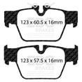 thumbnail image 4 of EBC Brakes DP42394R Yellowstuff Street And Track Brake Pads Fits select: 2018-2022 BMW X2, 2020-2022 BMW M235XI, 4 of 4