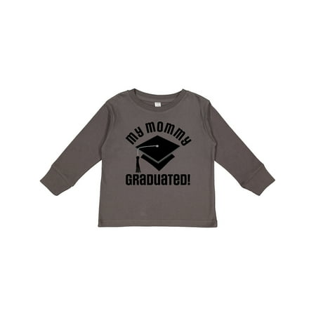 

Inktastic My Mommy Graduated College Graduate Gift Toddler Boy or Toddler Girl Long Sleeve T-Shirt