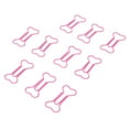 thumbnail image 2 of Pinces à Papier, 100 Pcs Pinces à Papier Mini Portables en Forme d'Os Roses pour Bureau, 2 of 8