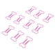thumbnail image 3 of 100 Clips De Papel De Color Rosa, Clips De Papel Lindos, Clips De Papel De Metal De Galvanoplastia Pequeños Portátiles Con Forma De Hueso Para La Clasificación De Archivos Cuaderno De La Escuela De La, 3 of 5