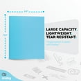 thumbnail image 4 of Emraw 2 Pocket with Three Prong Fastener File Folder, Colors May Vary (3 Pack), 4 of 5