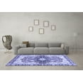 thumbnail image 3 of Ahgly Company Indoor Rectangle Abstract Blue Modern Area Rugs, 7' x 9', 3 of 4