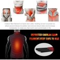 thumbnail image 4 of Heating Jacket USB Charging Electric Warm Heating Coat Lightweight Electric Hooded Coat Thermal Vest with Removable Hood for Men&Women(Not Include Battery), 4 of 8