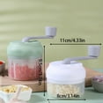 thumbnail image 5 of Manual Baby Food Grinder and Garlic Chopper, Portable Handheld Crusher for Home Use, 5 of 9