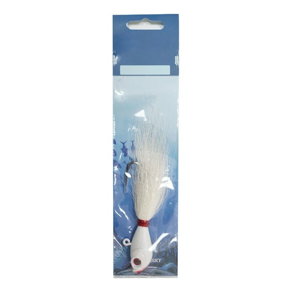 Sinyiin Bucktail Lures Surf Fishing Lures Baits Bucktail Jig for Flounder Striper Saltwater Freshwater Fishing Swimbait