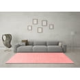 thumbnail image 3 of Ahgly Company Indoor Round Oriental Red Industrial Area Rugs, 5' Round, 3 of 4