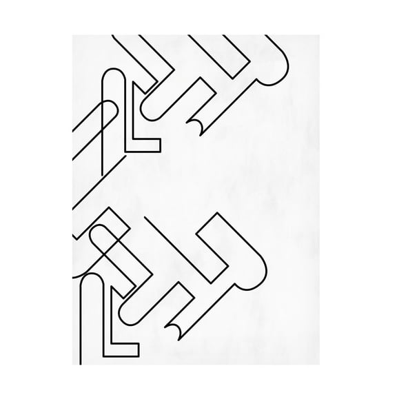 Trademark Fine Art Elena Ristova blackawhite27 Canvas Wall Art