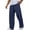 Navy, variant on Barrel Sweatpants Men Fashion Casual Solid Color Loose Winter Drawstring Pockets Pants Sweatpant for Any Occasion