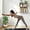 Natural Oak, variant on Melocadol Wall Mounted Home Storage Shelf for Yoga Mat Holder, Heavy Duty Home Gym Organizer Rack for Shoes, Clothes, Towels, Small Gym Equipment, Rustic Brown