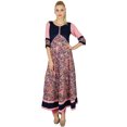 thumbnail image 1 of Bimba Women Formal Ethnic Anarkali Kurta Kurti Indian Flaired Top Blouse, 1 of 1