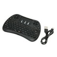 thumbnail image 3 of Mini teclado inalámbrico recargable de 2,4 GHz, teclado de mano, control remoto con panel táctil para PS3, TV, PC y portátil., 3 of 14