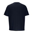 thumbnail image 3 of Fnnxeal Summer T Shirts for Man, Solid Crew Neck Short Sleeve Tops Big and Tall Shirts Casual Mens Dark Blue Lightweight Tees Size 2XL, 3 of 7