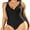 Black, variant on Asoul Women's Strappy V Neck One Piece Swimsuits Tummy Control Side Ruched Bathing Suits Criss Cross Monokini Swimwear