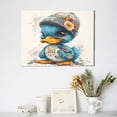thumbnail image 6 of Balery Cute Sunflower Blue Duck Pattern Canvas Decorative Picture – 30x40in Premium Wall Art, Modern Canvas Print for Home Decor（Horizontal）, 6 of 6